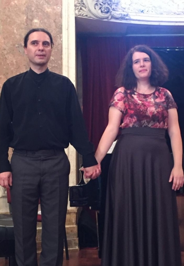 Imagini de la recitalul de pian susținut de Corina Răducanu și Eugen Dumitrescu, 4 septembrie 2019